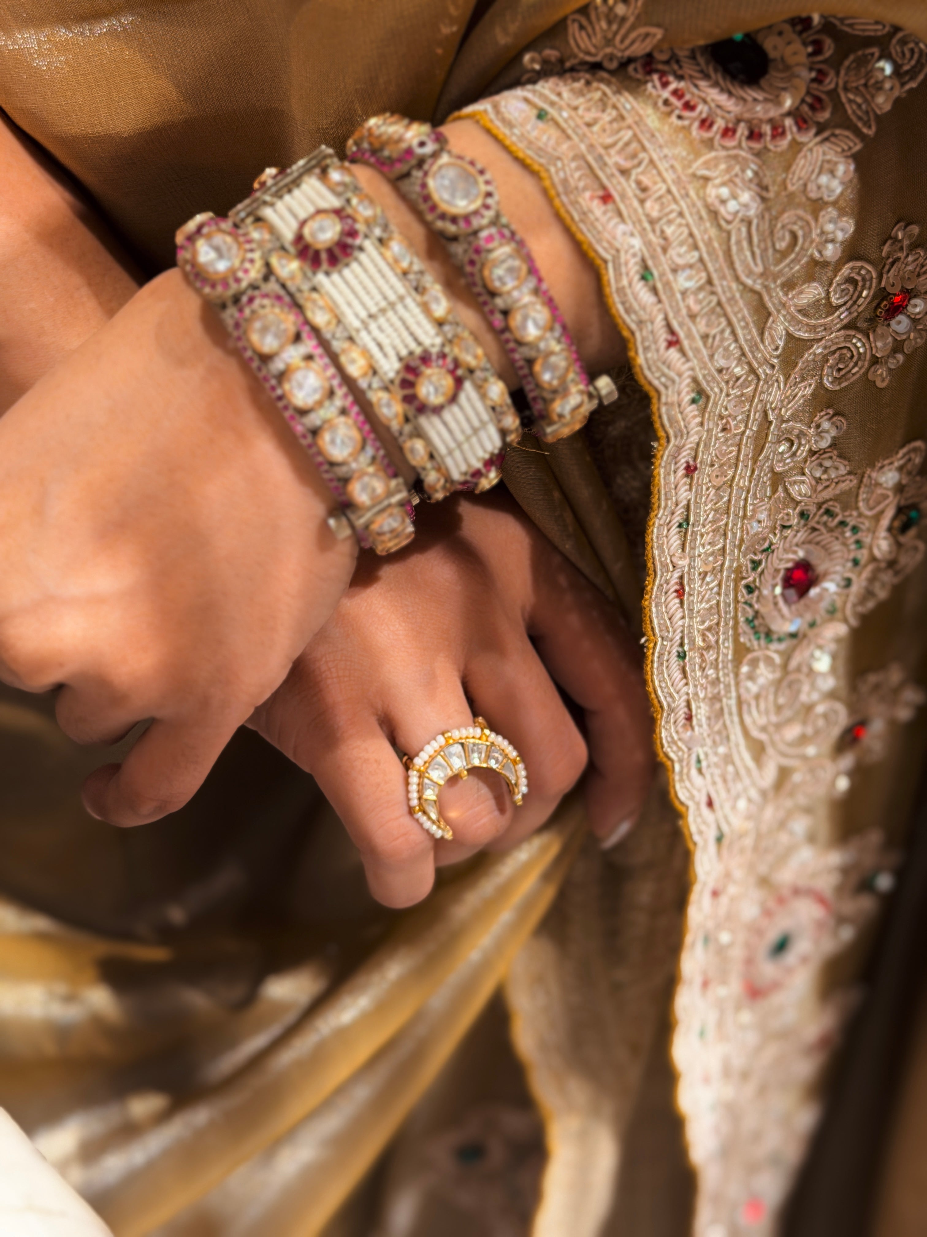 Chandra Kundan Ring