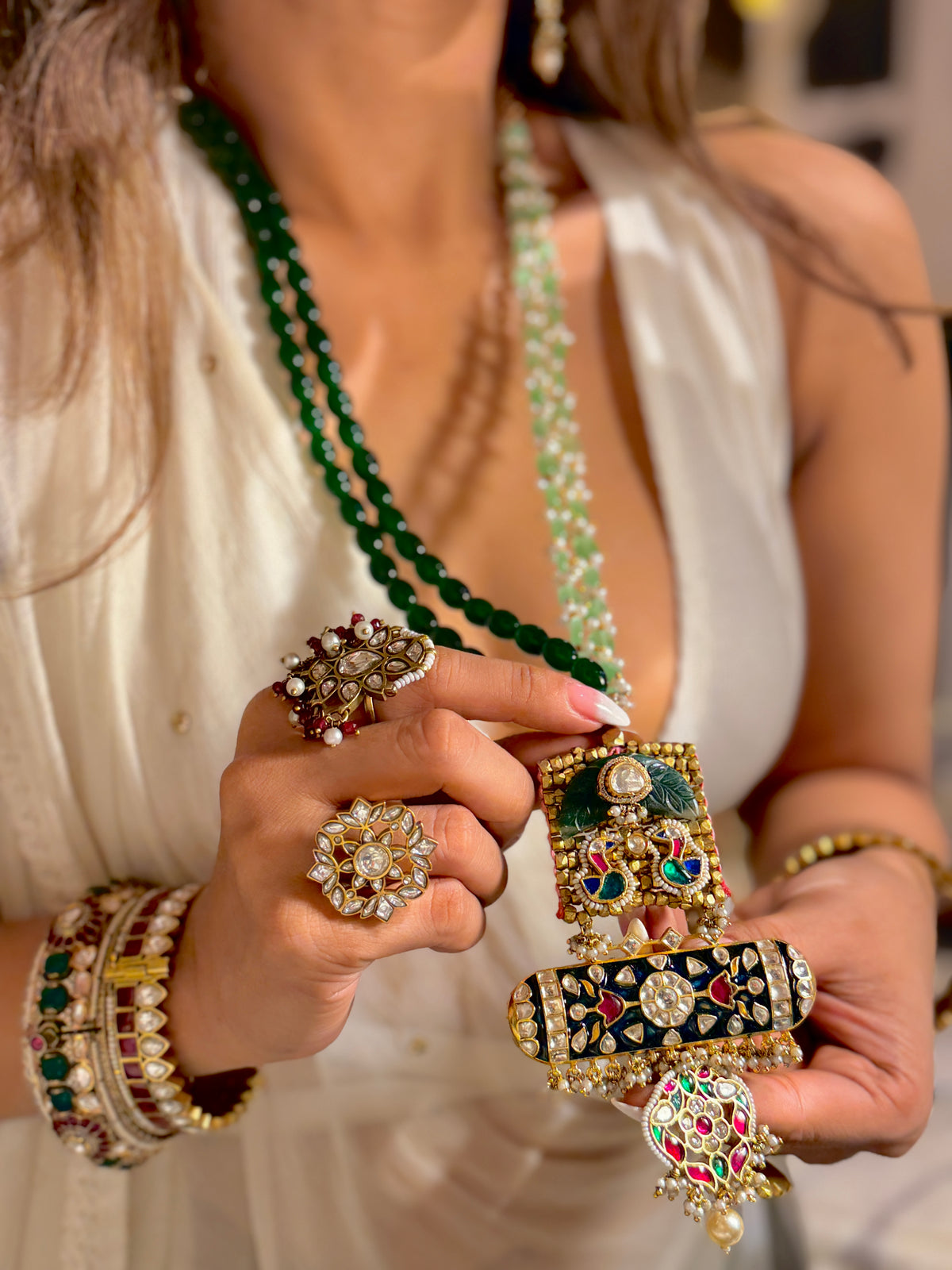 Surakshmi long Necklace