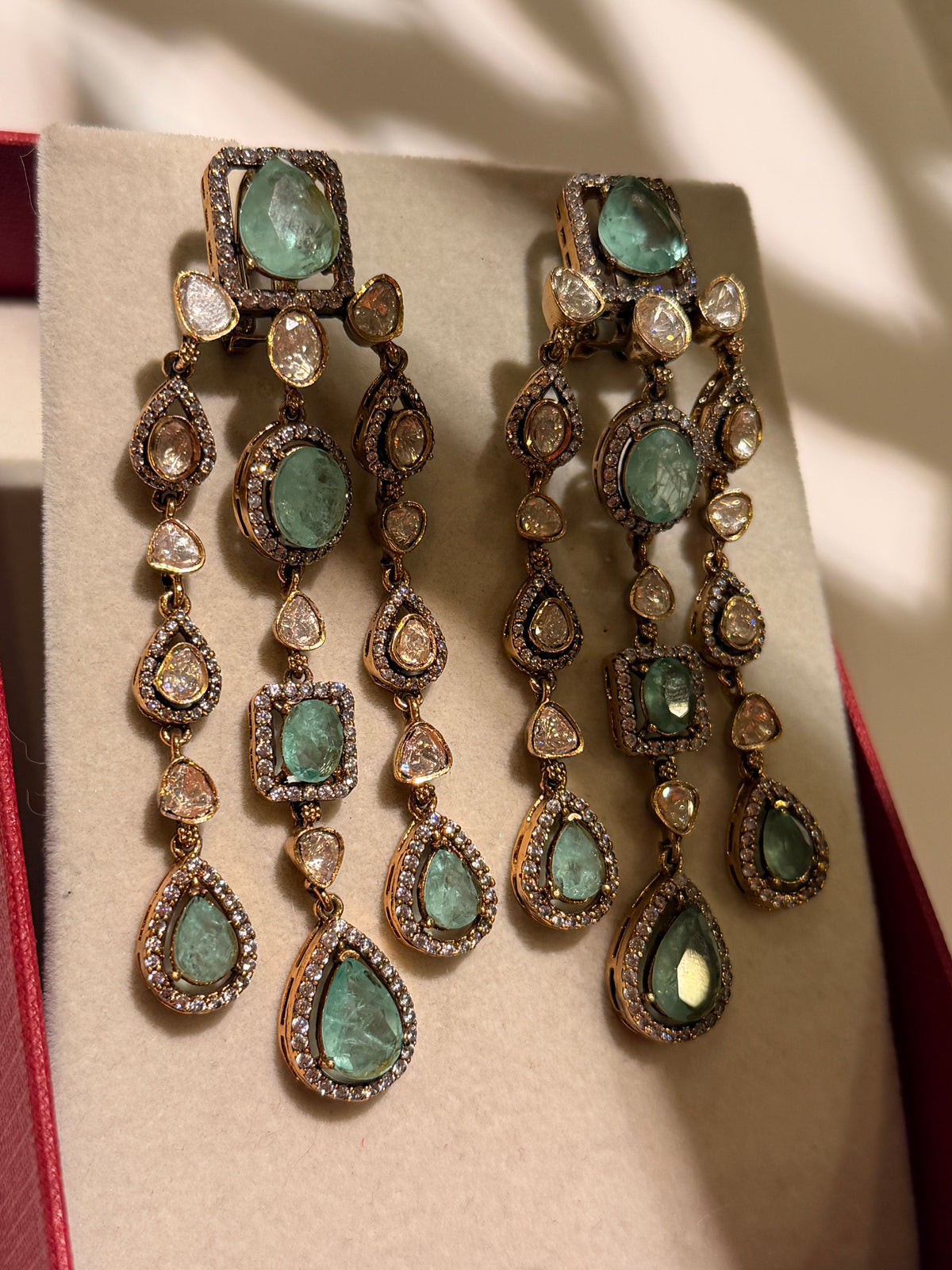 Mint Drop Fall Dangler