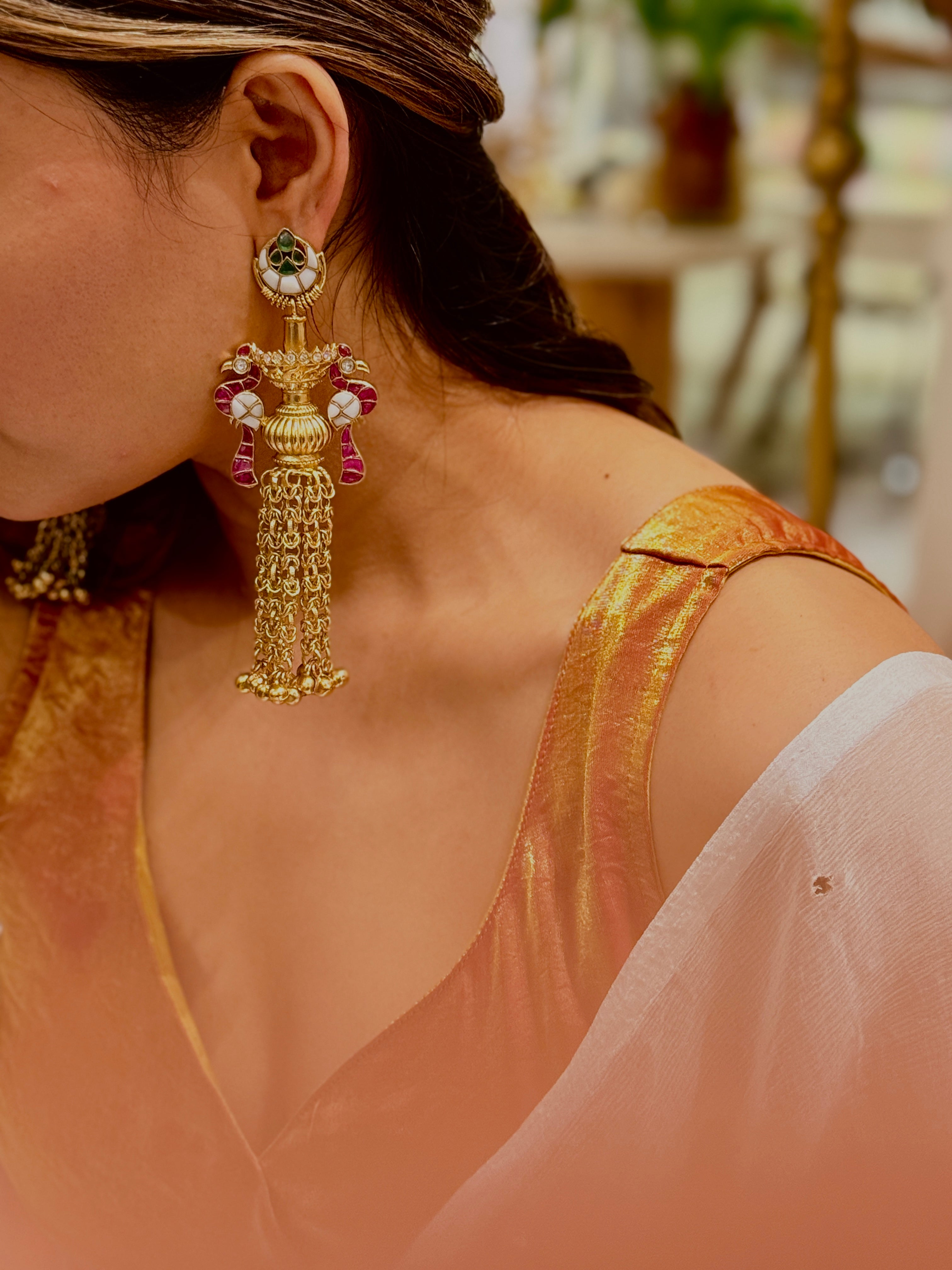 Enchanted Cockatoo Earring