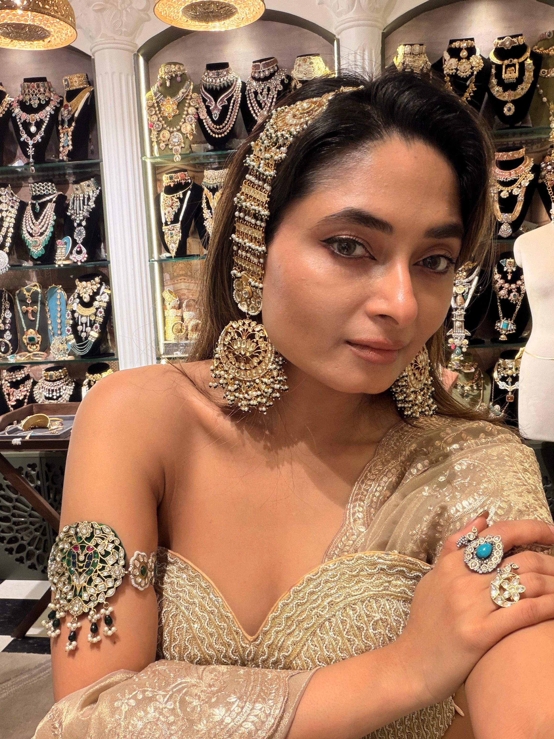 Mughal Flora Armlet- MAHIRA