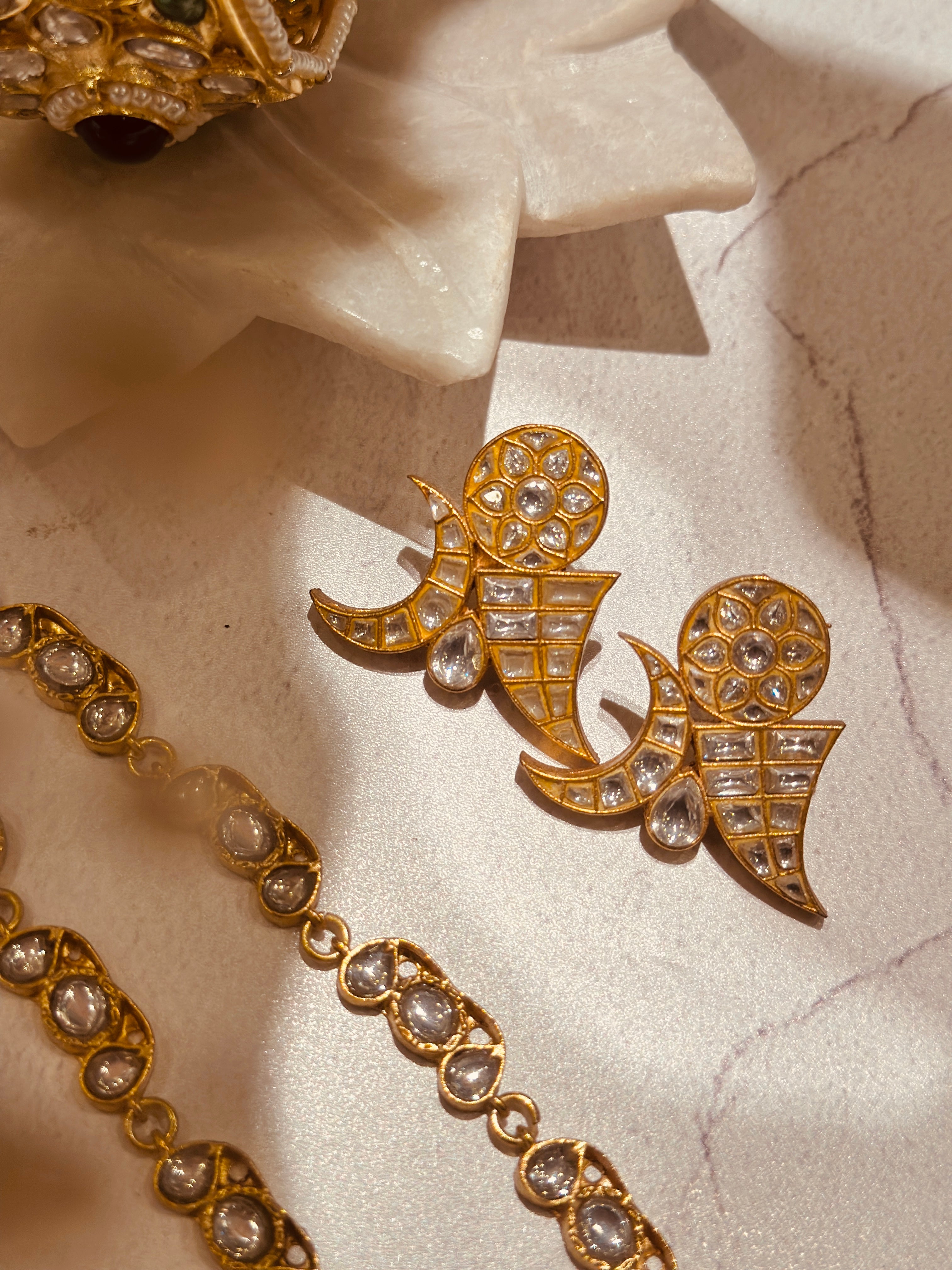Jadau Mor Bali Necklace