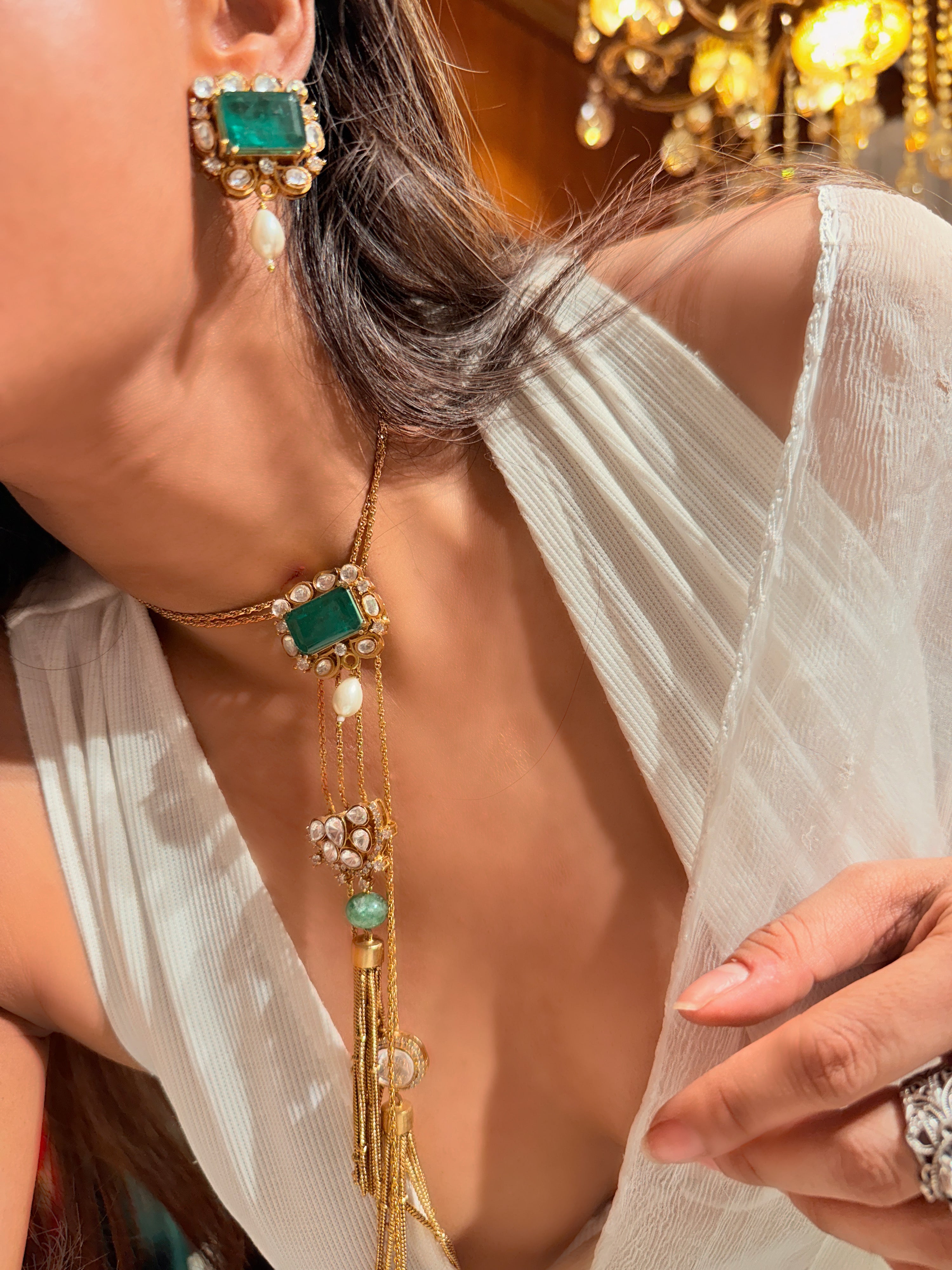 Shringaar-Kaya Tie Chain